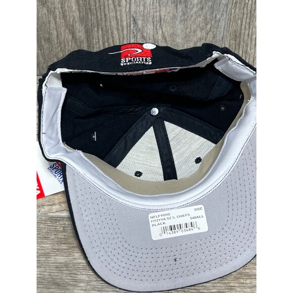 Vintage Kansas City Chiefs Fitted Hat S/M 90s NFL Pro Sports Specialties NEW KC - Picture 9 of 9